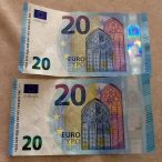 Billetes falsos de 20 euros
