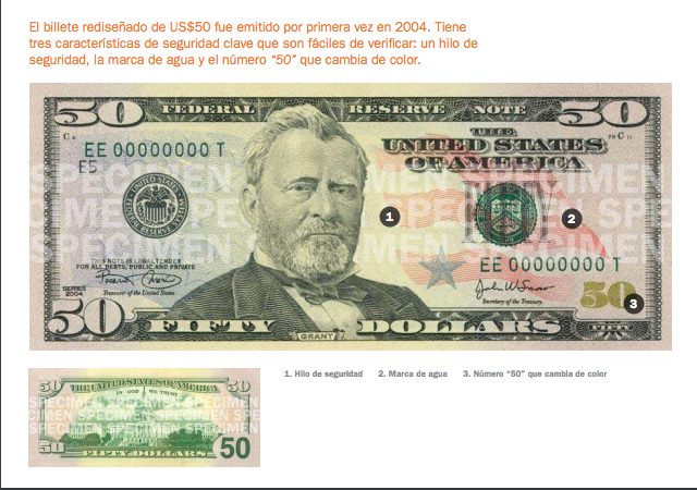 billete de $50